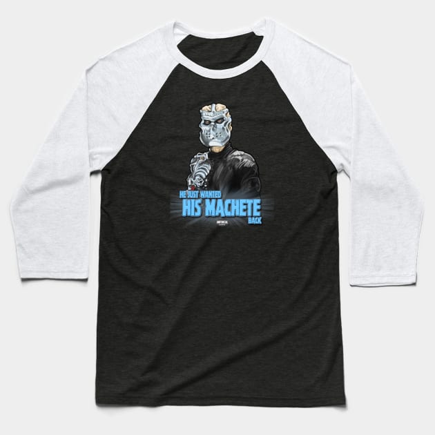 Uber Jason Voorhees Baseball T-Shirt by AndysocialIndustries